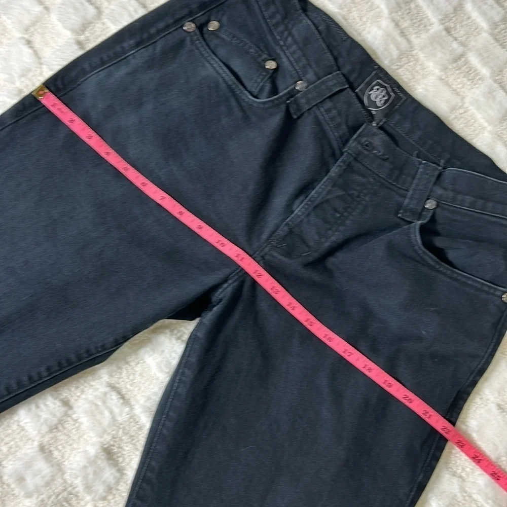 Rock & Republic Men Black‎ Straight Bootcut Jeans Mid Rise Relaxed Fit Size 36